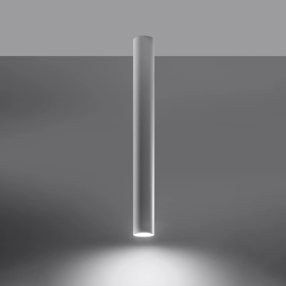 Steel Ceiling Light With Lagos 60 Lamp - Ocean Green