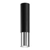 Steel Ceiling Light With Loopez Lamp in Black - Ocean Green