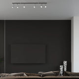 Steel Ceiling Light Square With 4 Ring Lamps - Bittersweet Shimmer