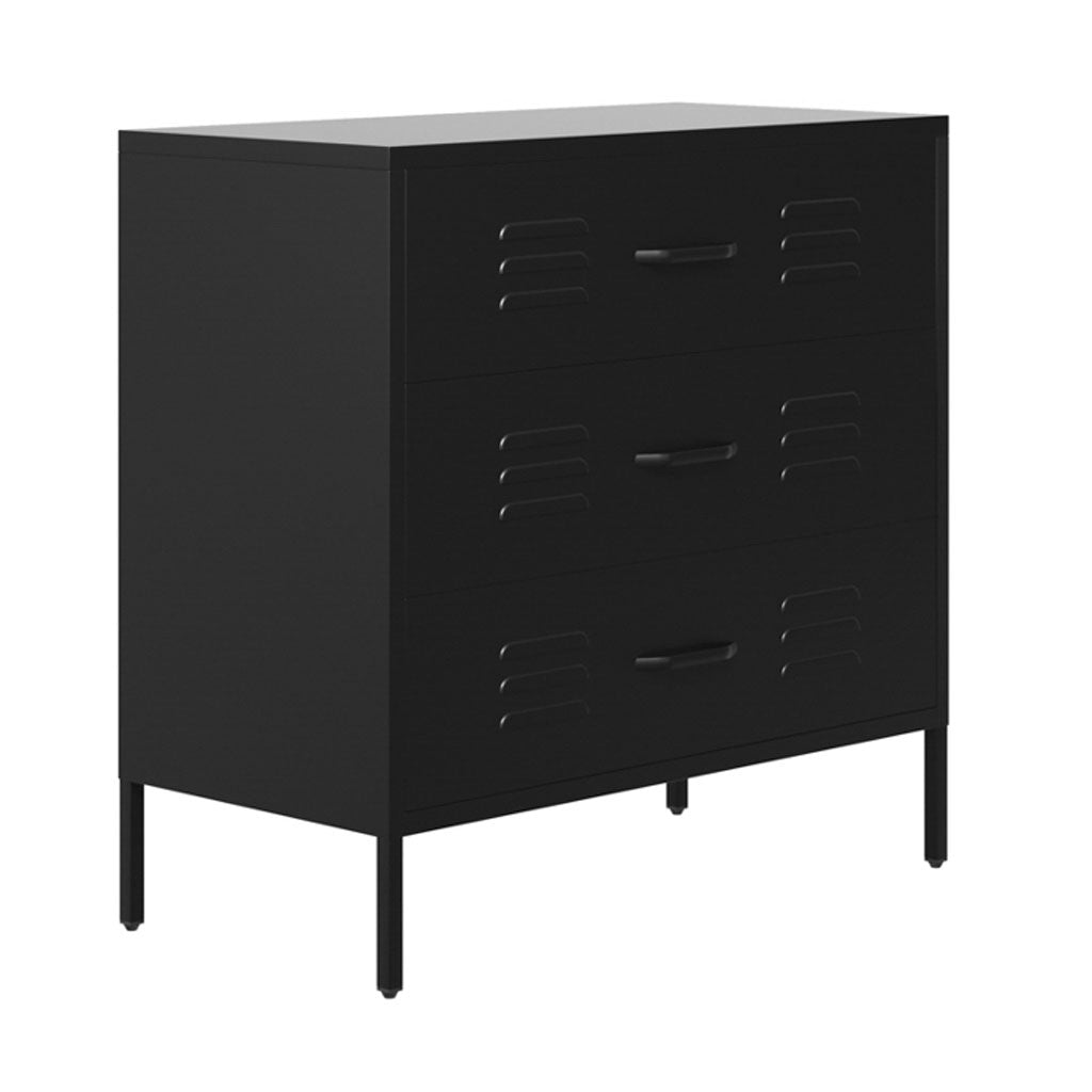 Steel Chest Of 3 Drawers - Caleb