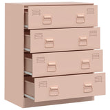 Steel Chest Of 4 Drawers 67cm Wide - Vantage Home