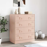 Steel Chest Of 4 Drawers 67cm Wide - Vantage Home