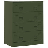 Steel Chest Of 4 Drawers 67cm Wide - Vantage Home
