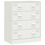 Steel Chest Of 4 Drawers 67cm Wide - Vantage Home