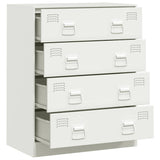 Steel Chest Of 4 Drawers 67cm Wide - Vantage Home