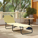Steel Foldable Garden Sun Lounger With 5-Position Adjustable Backrest - Velmora
