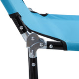 Steel Foldable Garden Sun Lounger With 5-Position Adjustable Backrest - Velmora