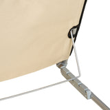 Steel Foldable Lightweight Garden Beach Sun Lounger in Set of 2 - Velmora