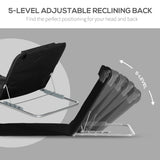 Steel Foldable Lightweight Garden Beach Sun Lounger in Set of 2 - Velmora