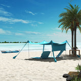 Steel Foldable Lightweight Garden Beach Sun Lounger in Set of 2 - Velmora