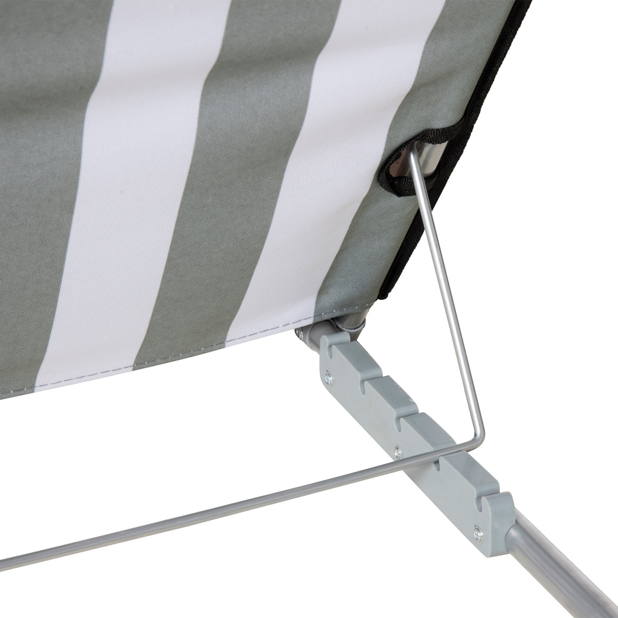 Steel Foldable Lightweight Garden Beach Sun Lounger in Set of 2 - Velmora