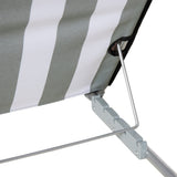 Steel Foldable Lightweight Garden Beach Sun Lounger in Set of 2 - Velmora