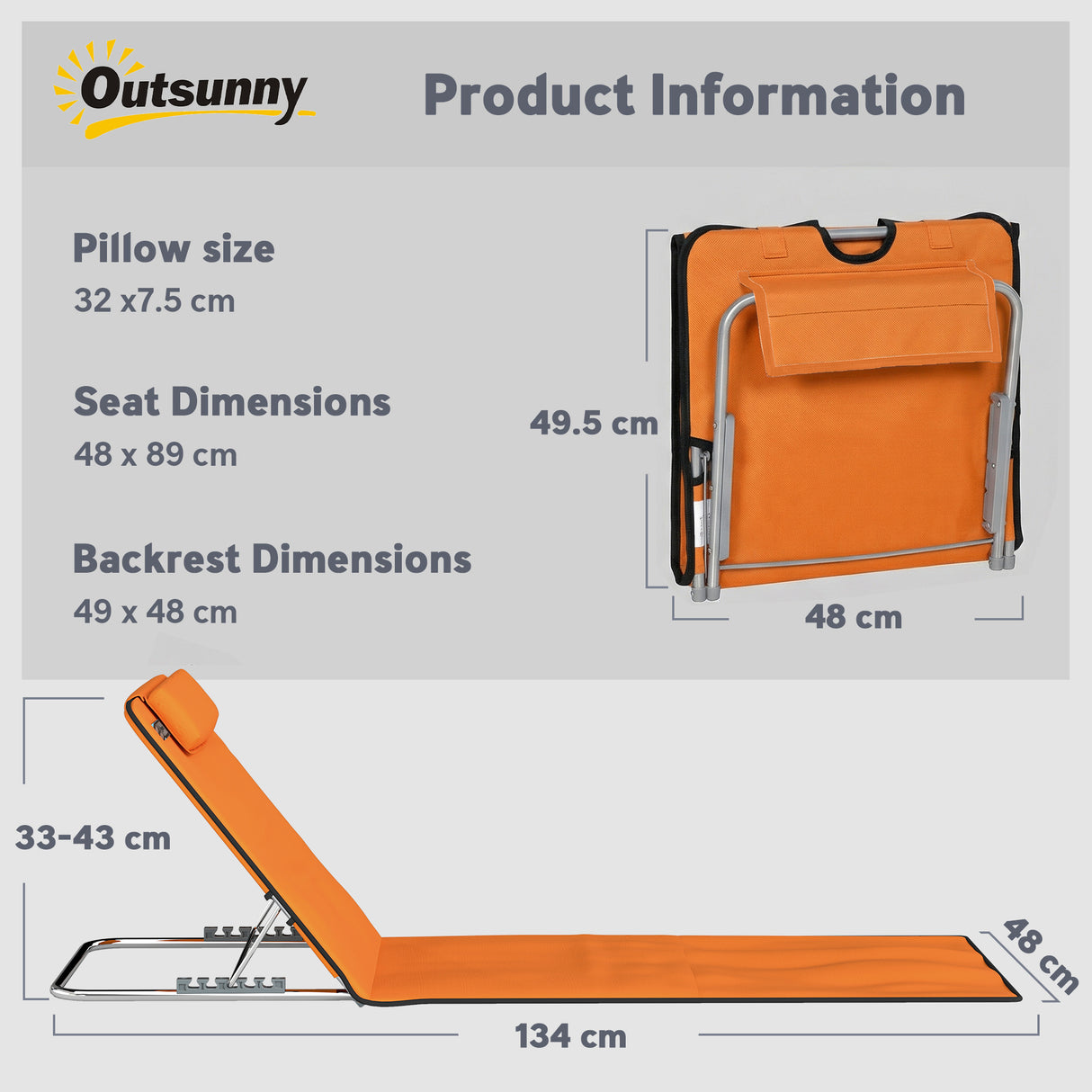 Steel Foldable Lightweight Garden Beach Sun Lounger in Set of 2 - Velmora