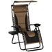 Steel Folding Reclining Zero Gravity Garden Sun Lounger Chair - Velmora