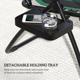 Steel Folding Reclining Zero Gravity Garden Sun Lounger Chair - Velmora