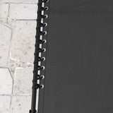 Steel Folding Sun Lounger in Set of 2 With 4-Position Backs - Velmora