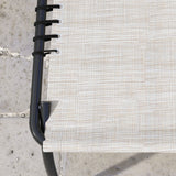 Steel Folding Sun Lounger in Set of 2 With 4-Position Backs - Velmora