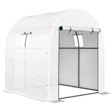 Steel Frame Garden Greenhouse 180cm Wide - Velmora