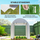 Steel Frame Garden Greenhouse 180cm Wide - Velmora