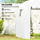 Steel Frame Garden Greenhouse 180cm Wide - Velmora