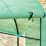 Steel Frame Garden Greenhouse 200cm Wide - Velmora
