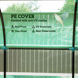 Steel Frame Garden Greenhouse 200cm Wide - Velmora