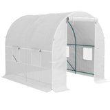 Steel Frame Garden Greenhouse 200cm Wide - Velmora
