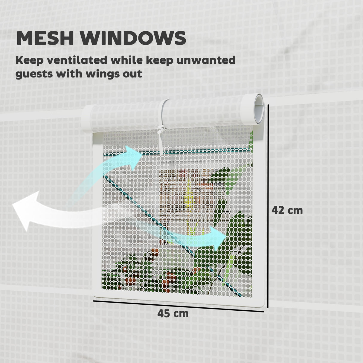 Steel Frame Garden Greenhouse 200cm Wide - Velmora