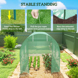 Steel Frame Garden Greenhouse 245cm Length - Velmora
