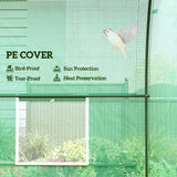 Steel Frame Garden Greenhouse 245cm Length - Velmora