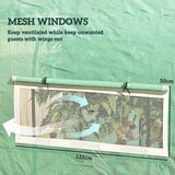 Steel Frame Garden Greenhouse 300cm Wide - Velmora