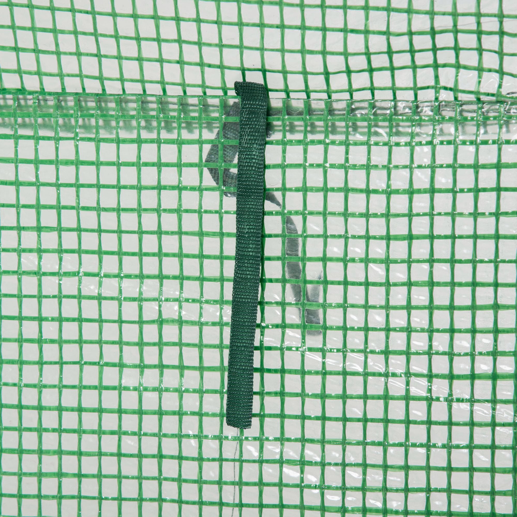 Steel Frame Garden Tomato Greenhouse With Roll-UP Door - Velmora