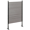 Steel Garden Fence With 2 Standing Ways 93cm Wide - Velmora