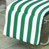 Steel Garden Sun Lounger in Set of 2 With Cushions With Adjustable Backrest - Velmora