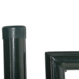 Steel Green Garden Gate With Lock And 3 Keys 97cm Wide - Velmora