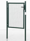 Steel Green Garden Gate With Lock And 3 Keys 97cm Wide - Velmora