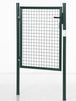 Steel Green Garden Gate With Lock And 3 Keys 97cm Wide - Velmora