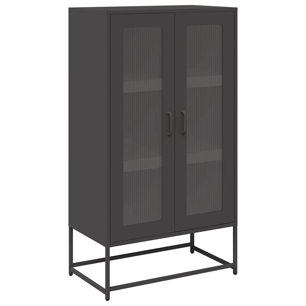 Steel Highboard 68cm Wide With 2 Doors - Vantage Home