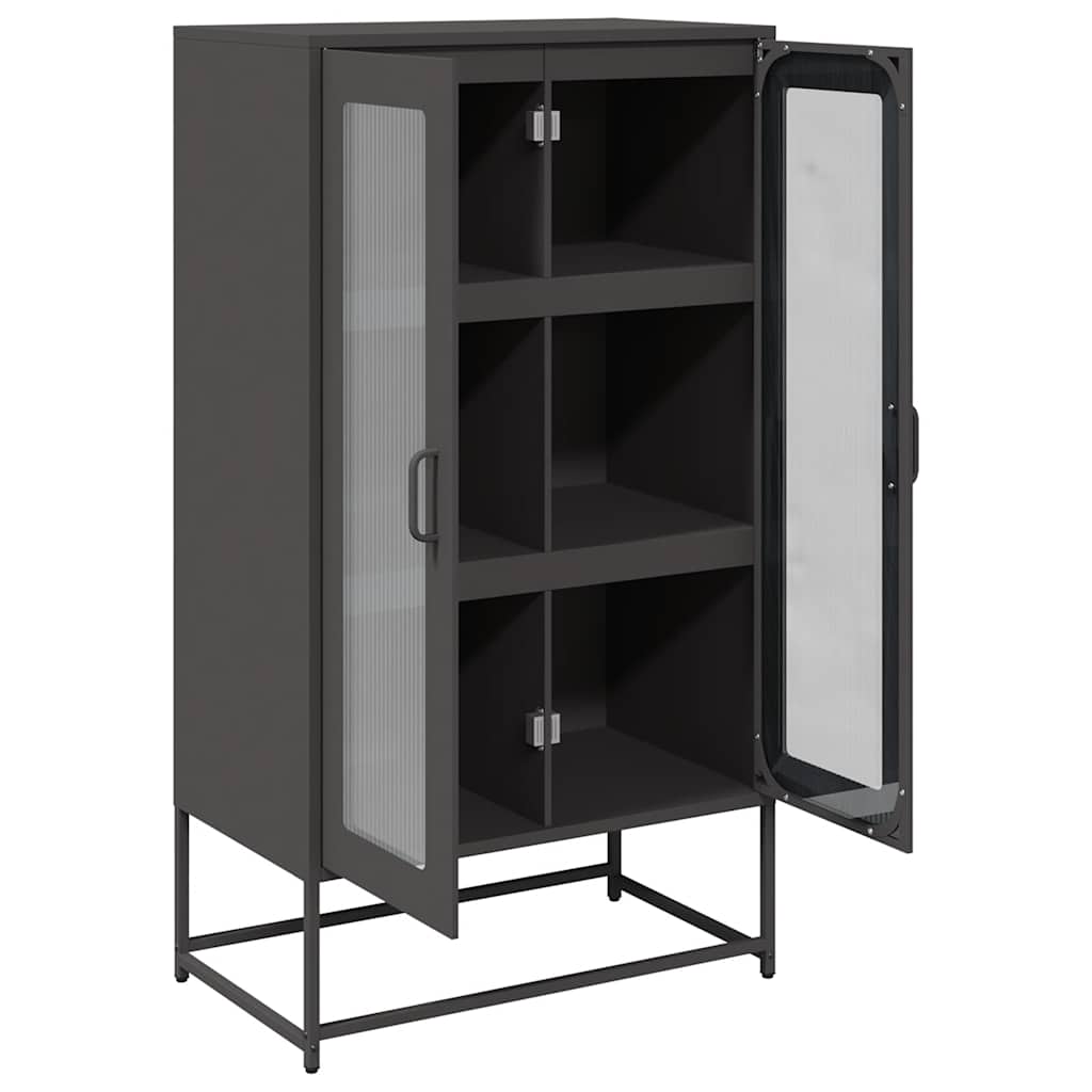 Steel Highboard 68cm Wide With 2 Doors - Vantage Home