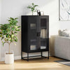Steel Highboard 68cm Wide With 2 Doors - Vantage Home