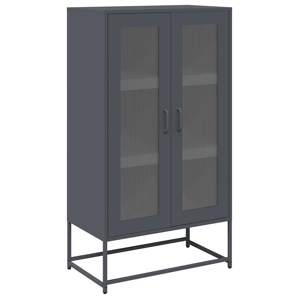 Steel Highboard 68cm Wide With 2 Doors - Vantage Home