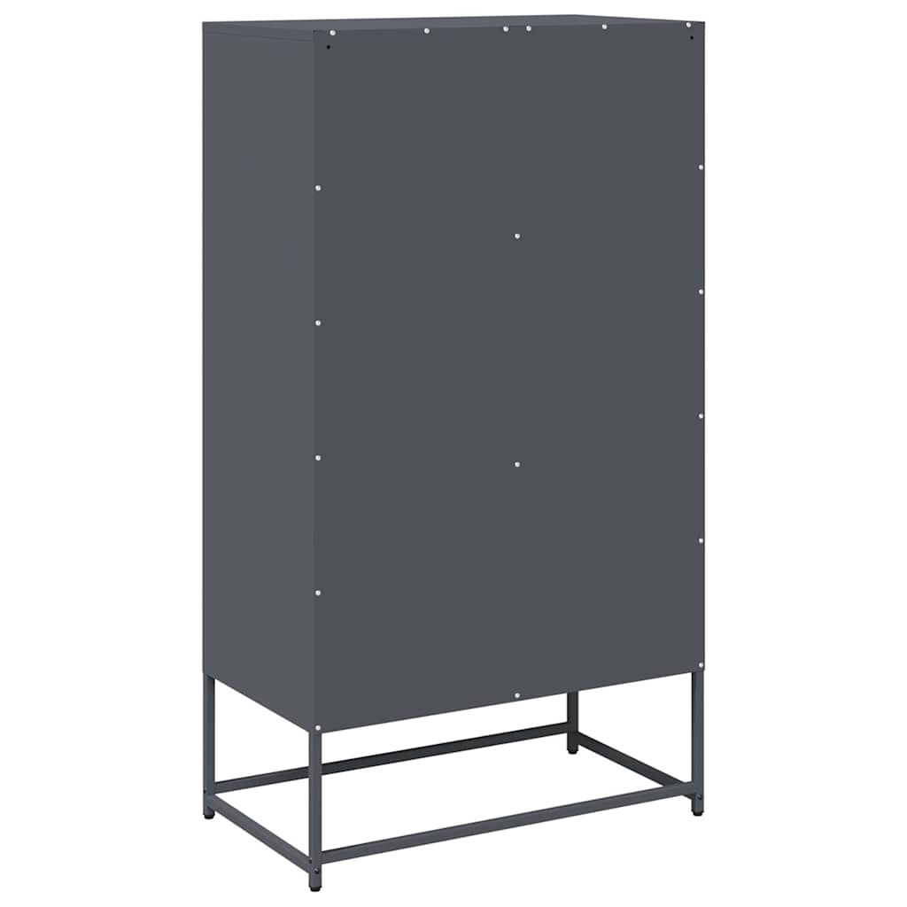 Steel Highboard 68cm Wide With 2 Doors - Vantage Home