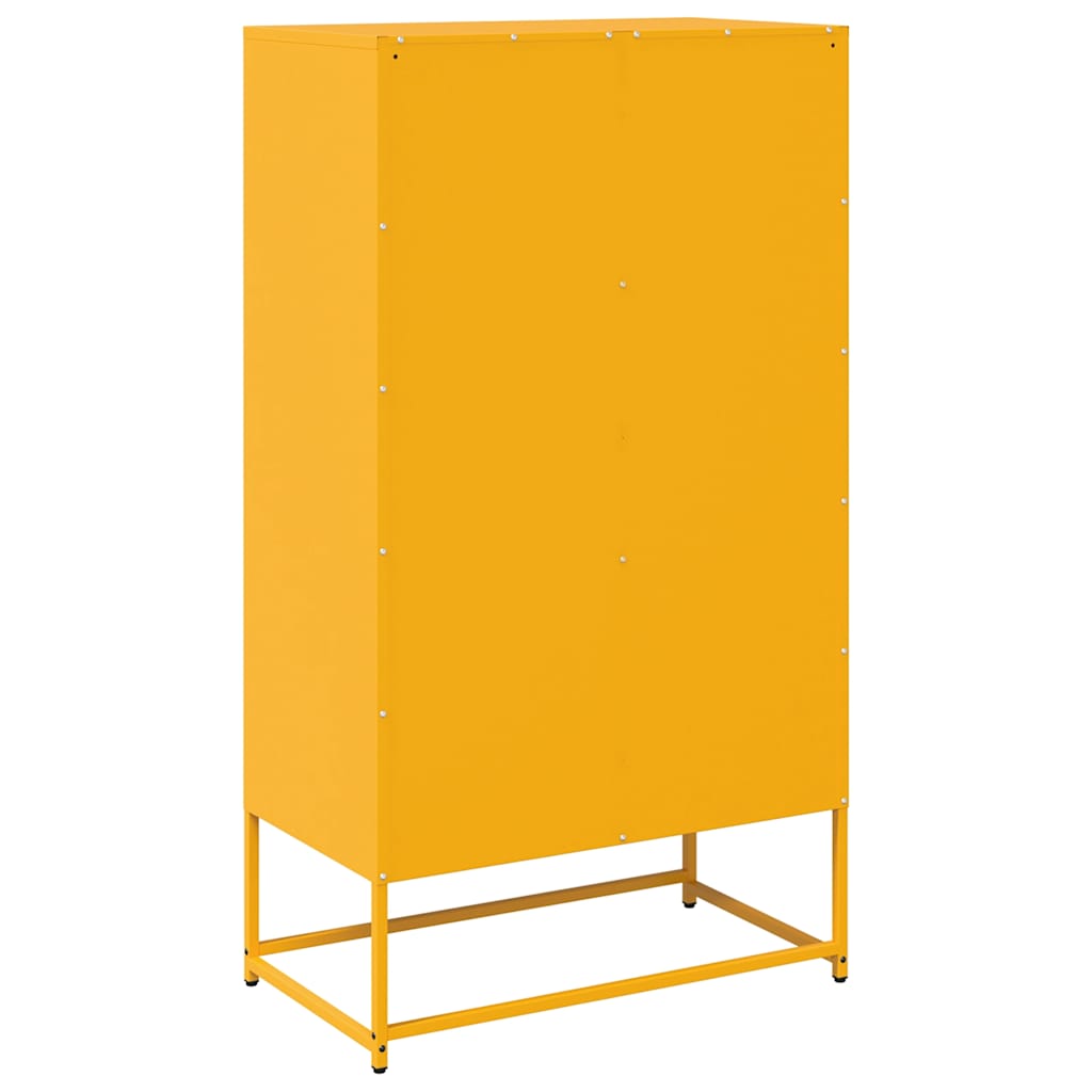 Steel Highboard 68cm Wide With 2 Doors - Vantage Home