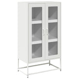 Steel Highboard 68cm Wide With 2 Doors - Vantage Home