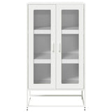 Steel Highboard 68cm Wide With 2 Doors - Vantage Home