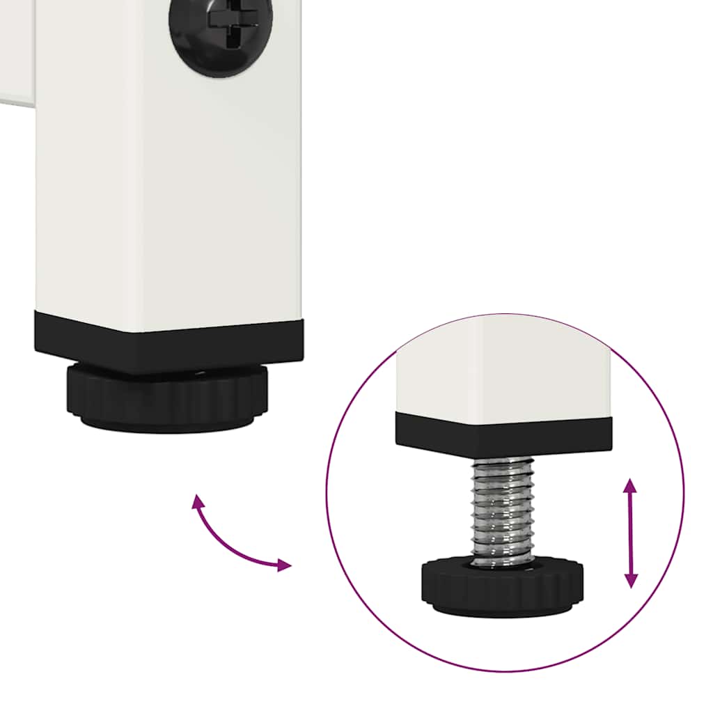 Steel Highboard 68cm Wide With 2 Doors - Vantage Home