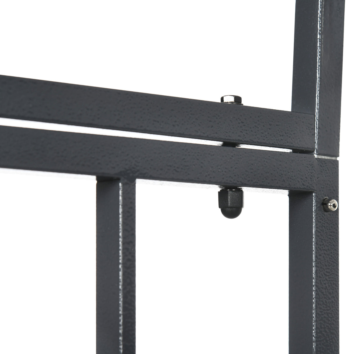 Steel Outdoor Garden Arch Trellis With Gate 206cm High - Velmora