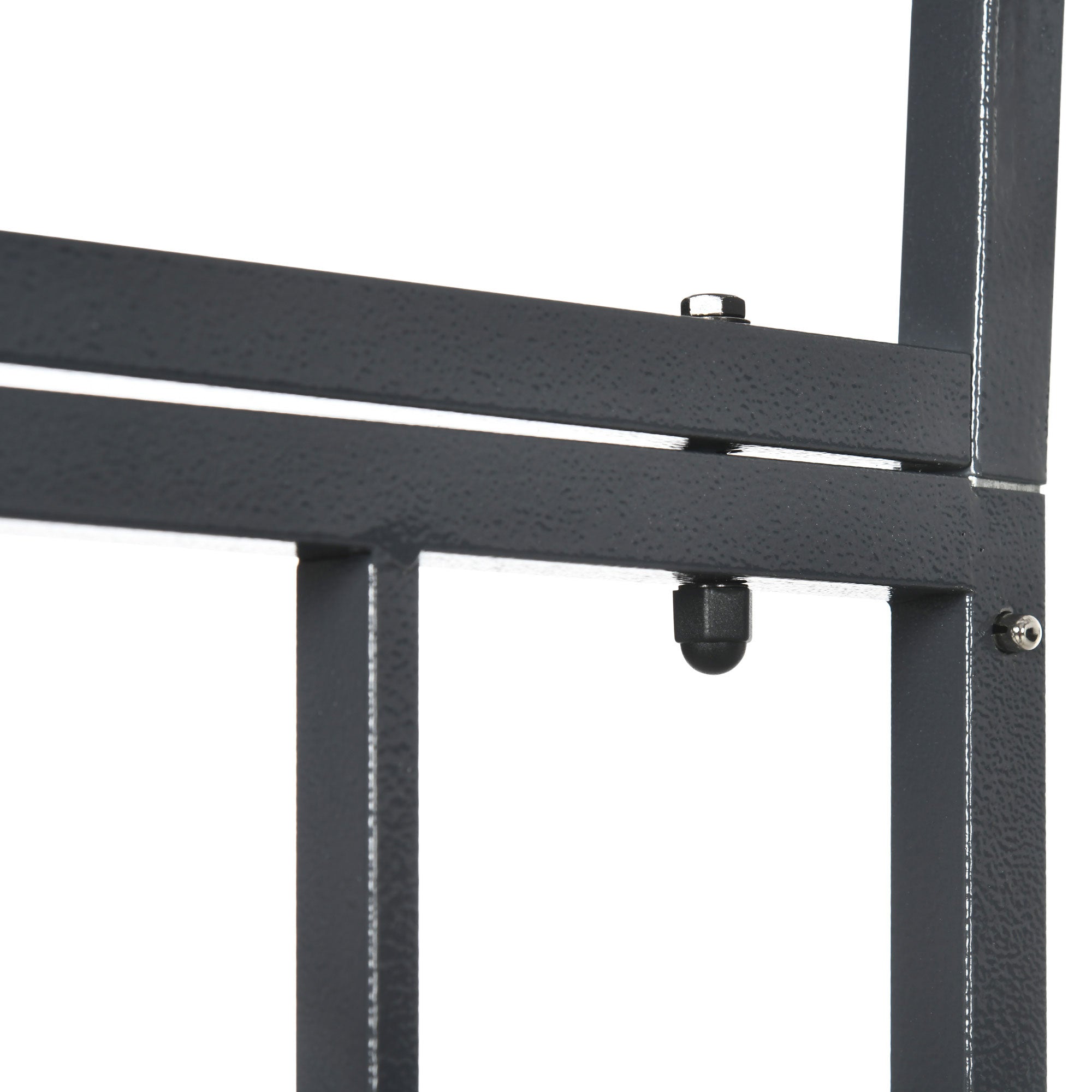 Steel Outdoor Garden Arch Trellis With Gate 206cm High - Velmora
