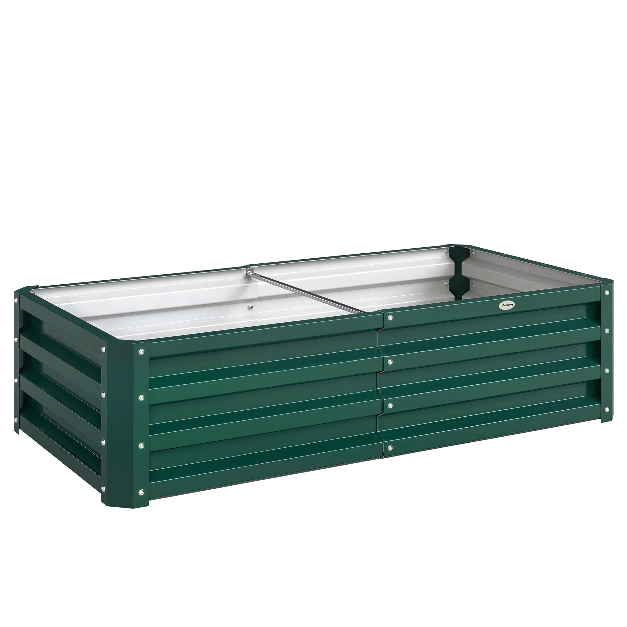 Steel Outdoor Garden Planter Box 120cm Wide - Velmora