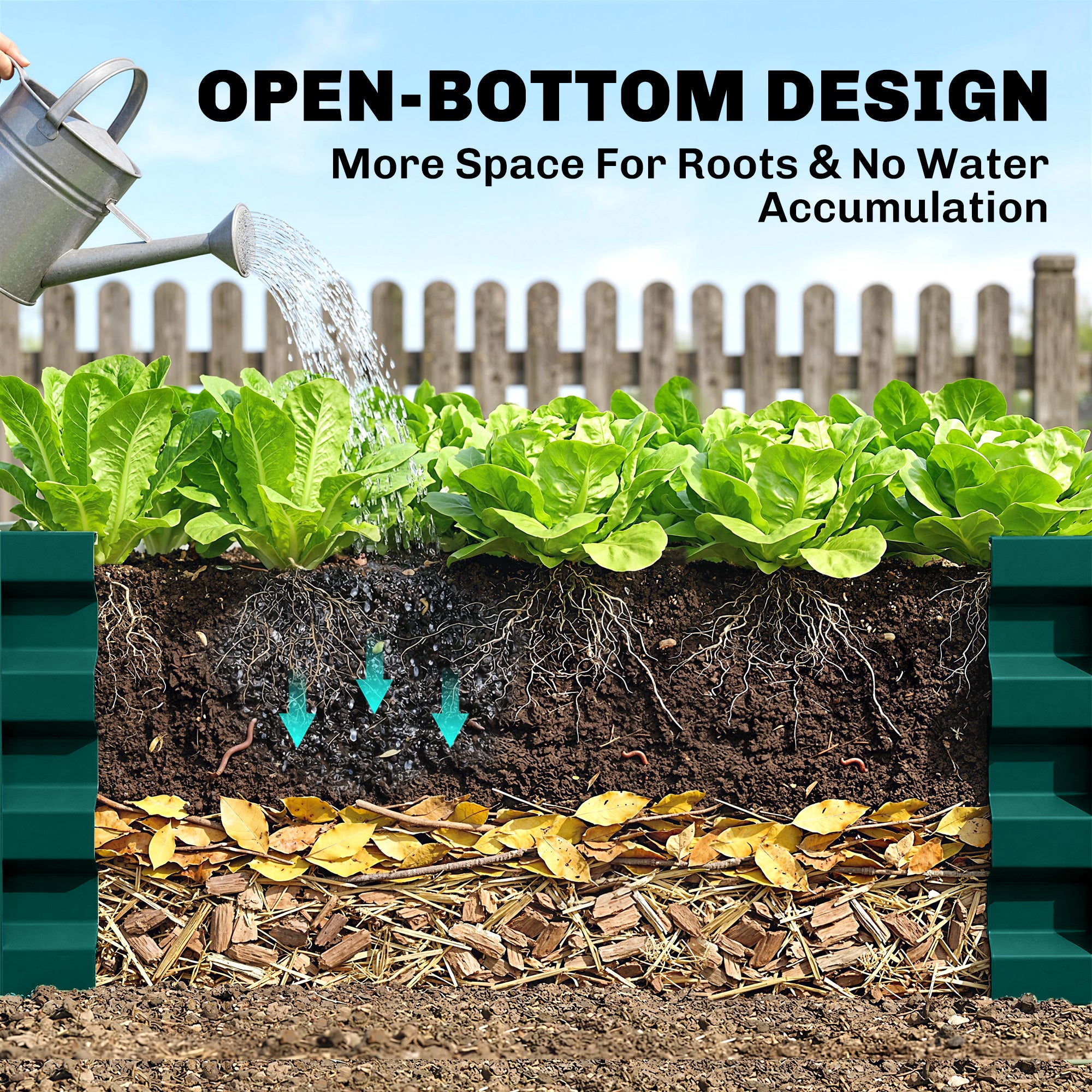 Steel Outdoor Garden Planter Box 120cm Wide - Velmora